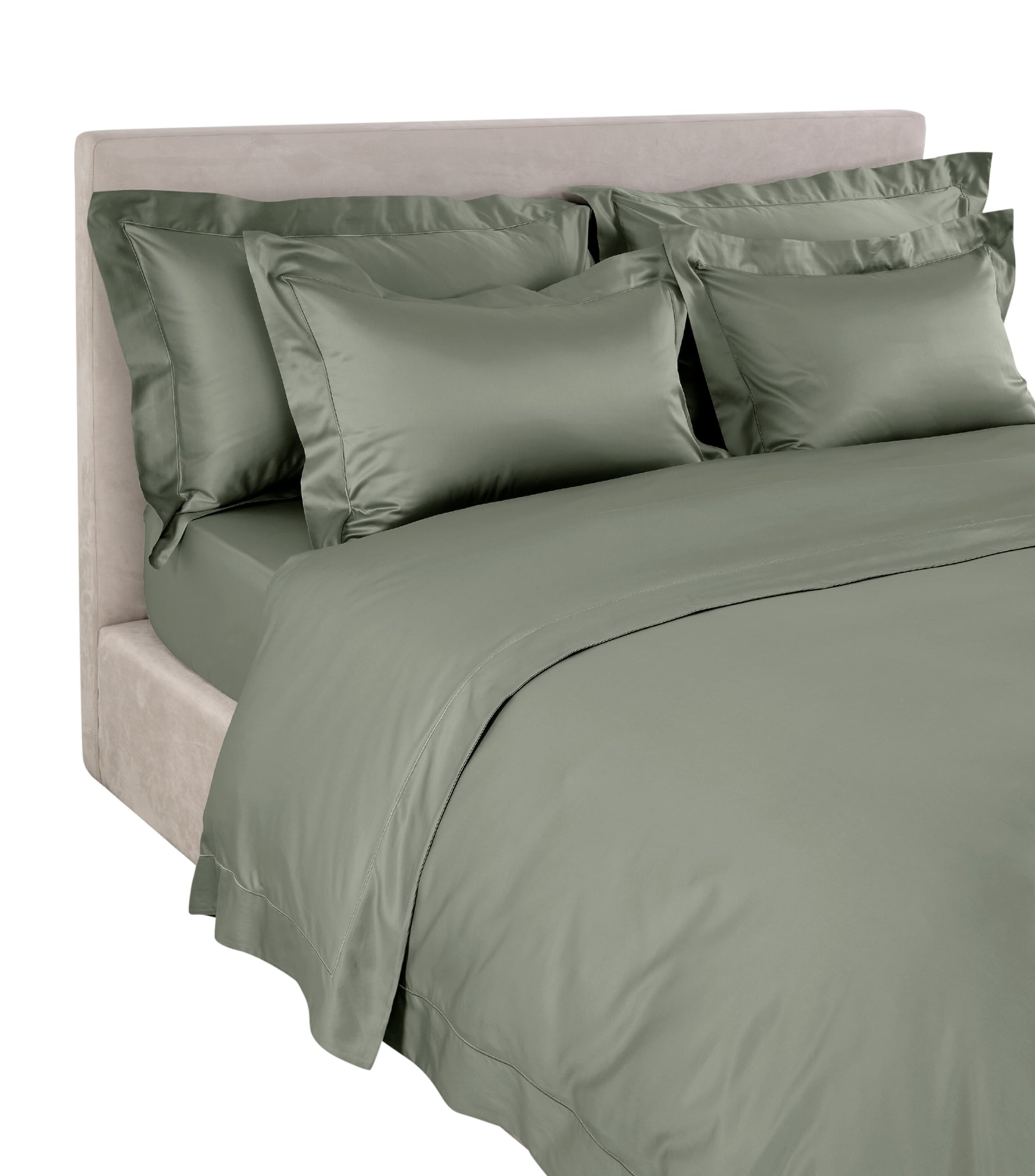 Super King Flat Sheet Egyptian Cotton Sateen 270x300cm
