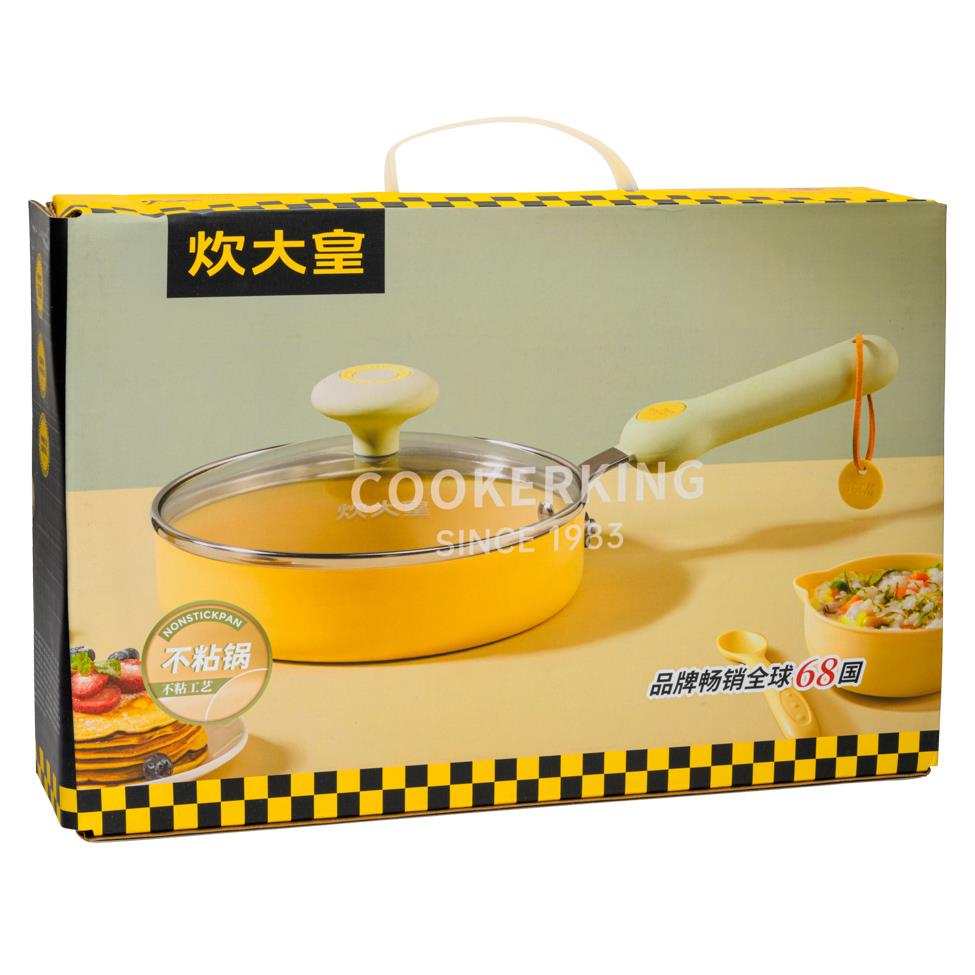 Cooker King mini fry pan with cover 16cm (British brand)