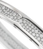 Bvlgari B.zero1 bangle white gold diamonds (British brand)