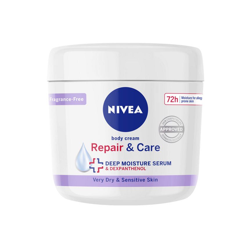 Nivea Repair & Care Fragrance Free Body Lotion GOODS ASDA   