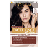 L'Oreal Paris Excellence Universal Nudes Universal Darkest Brown 2U with Flattering Reflects GOODS Sainsburys   