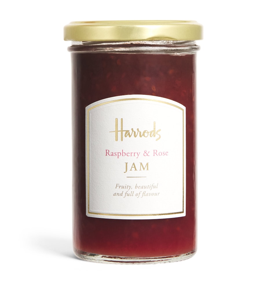 Harrods raspberry and rose jam 320g, UK version