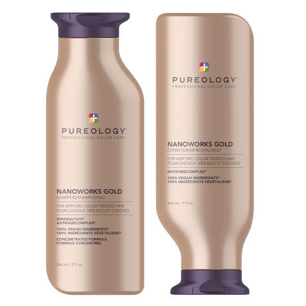 Pureology Nanoworks Gold hair duo 266ml - British product