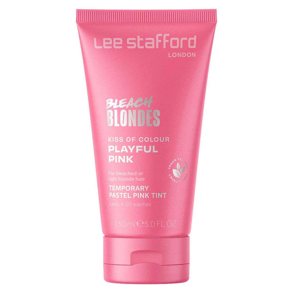 Lee Stafford Bleach Blondes Kiss of Colour Temporary Colour Treatment - Playful Pink 150ml GOODS Boots   