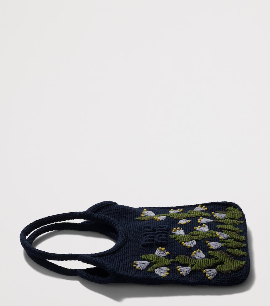 Miu Miu cotton crochet Ivy tote bag, UK version