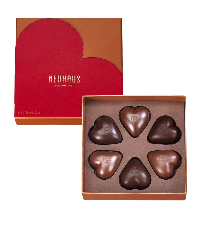 Neuhaus Small Prestige heart-shaped chocolate box 65g, imported from the UK