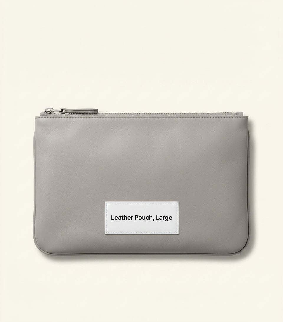 Prada pouch calf leather logo - British product