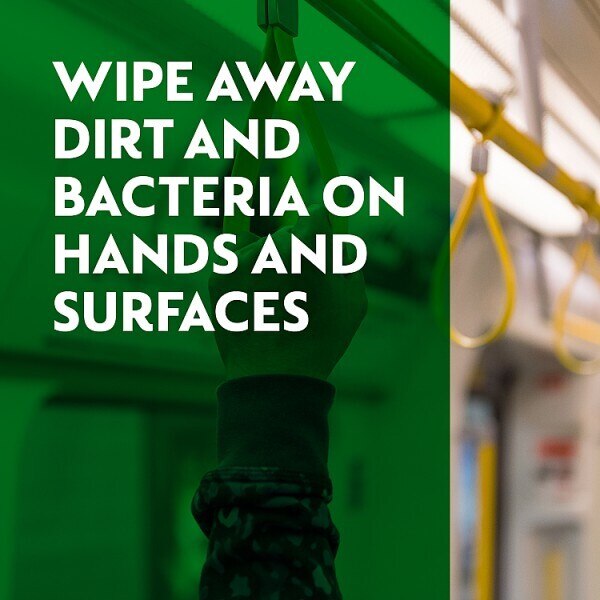 Dettol On the Go Hands and Surface Antibacterial Wipes 15s