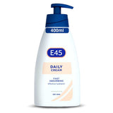 E45 Daily Moisturiser Cream Pump to Smooth Rough Skin and Sooth Dryness -  400ml GOODS Boots   