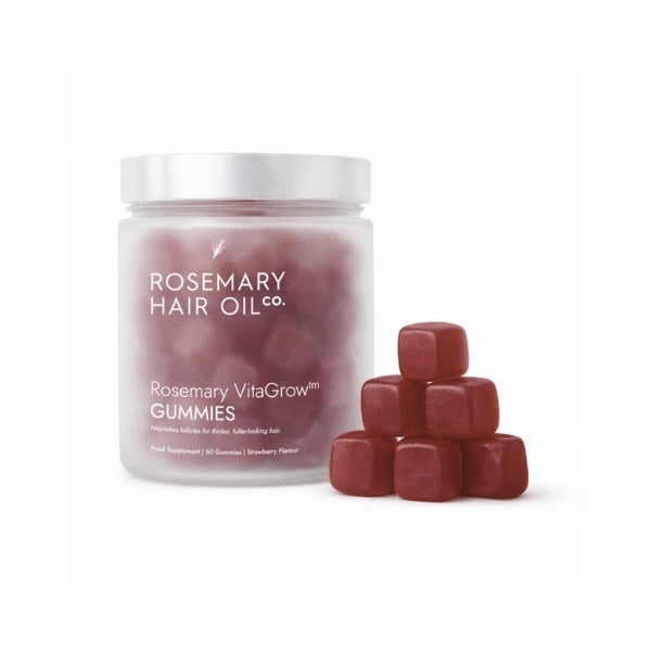 Rosemary Hair Oil Co VitaGrow gummies hair supplement British product