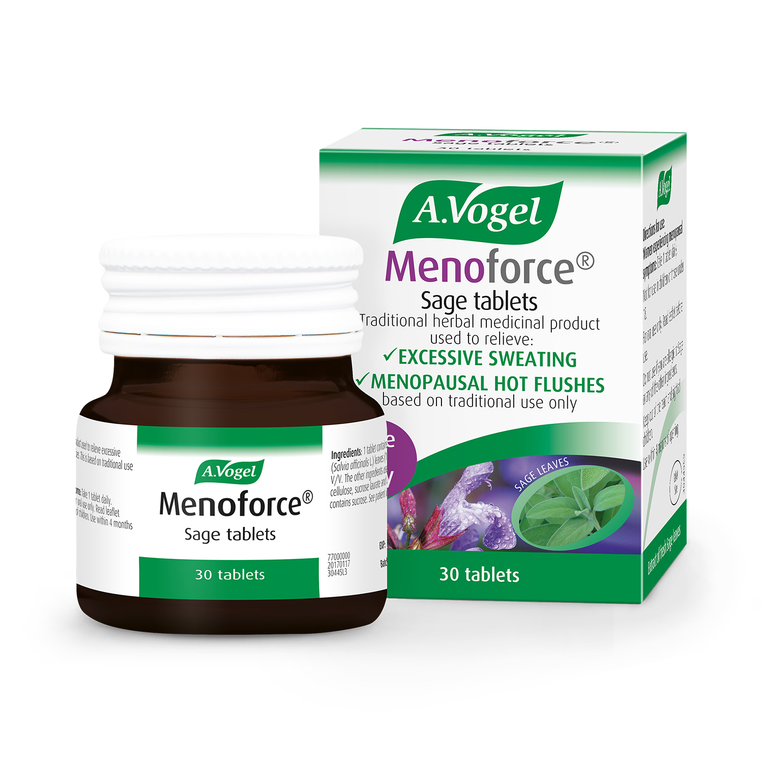 A.Vogel Menoforce Sage Tablets 30 - British product