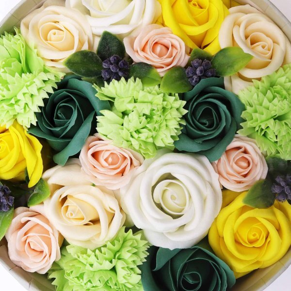 Merci Boutique soap bouquet Fresh Spring Round, imported from the UK