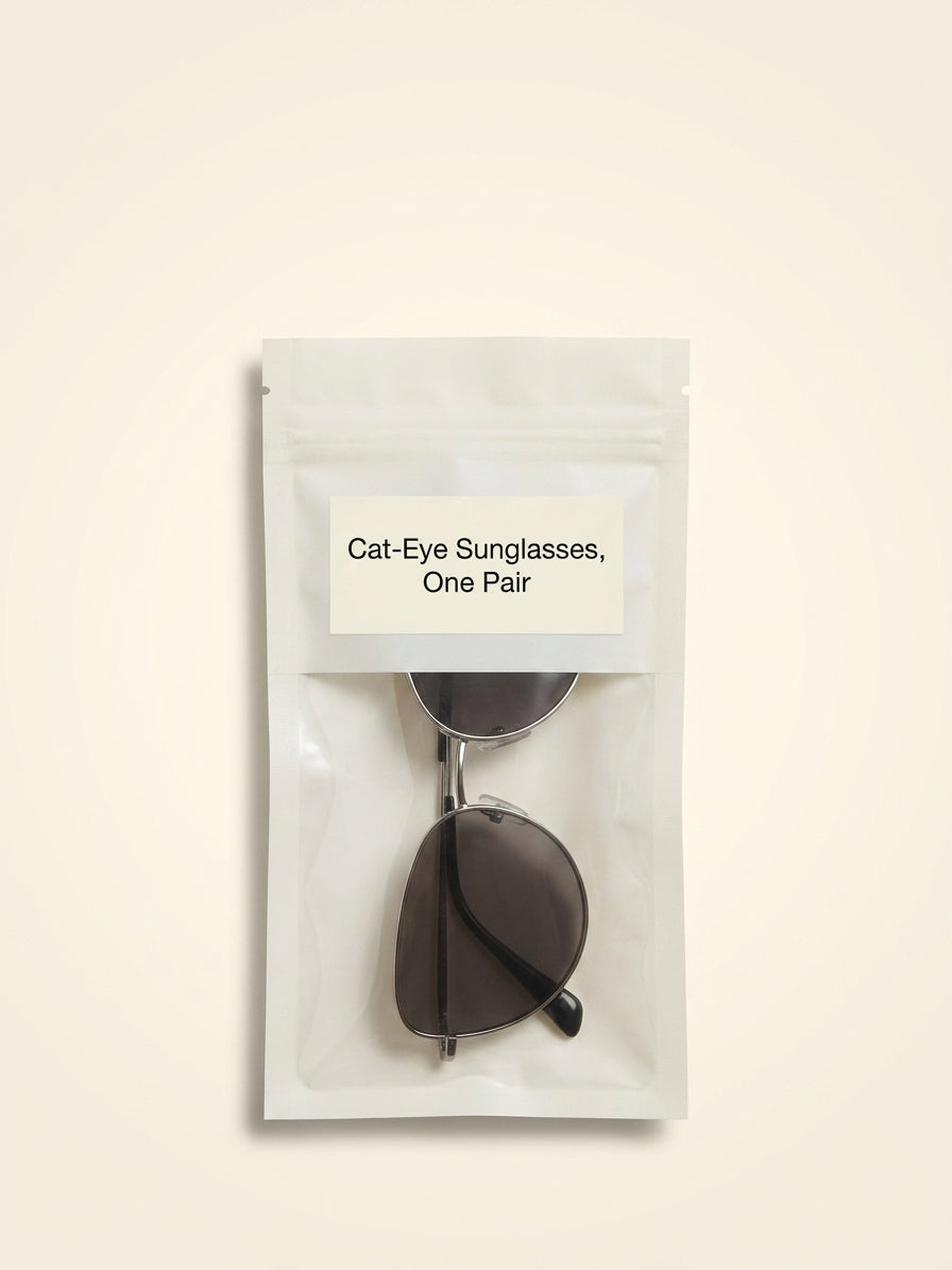 Burberry Harper cat-eye steel sunglasses, imported from the UK