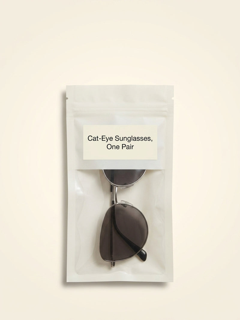 Burberry Harper cat-eye steel sunglasses, imported from the UK
