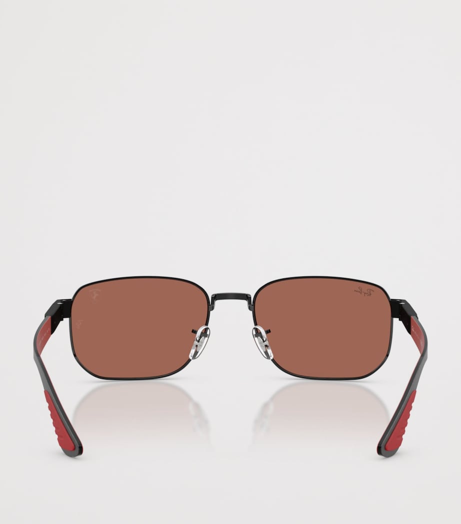 Ray-Ban Scuderia Ferrari Square metal sunglasses, UK version