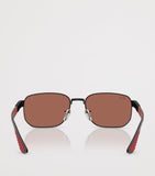 Ray-Ban Scuderia Ferrari Square metal sunglasses, UK version