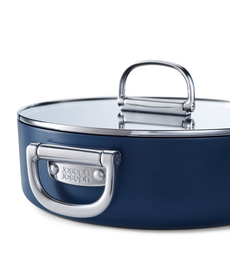 Joseph Joseph Space Non-Stick Folding Handle Casserole Pan 28cm, UK version