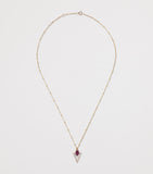 Annoushka Arrow necklace yellow gold diamond rhodolite 45cm - British product
