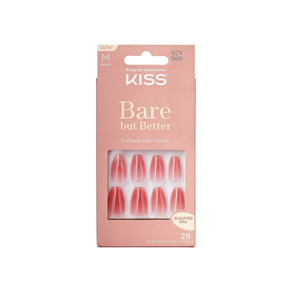 Kiss Bare But Better Nails  Nude Nude