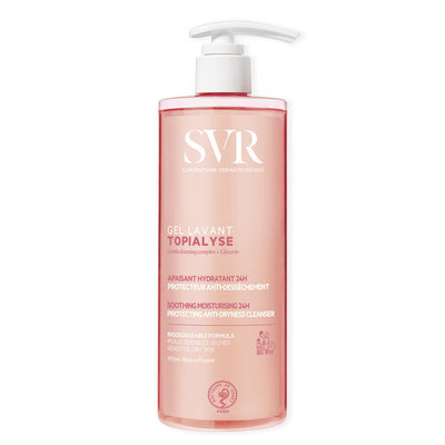 SVR Topialyse 24hr Hydrating Face Body Gel Wash 400ml