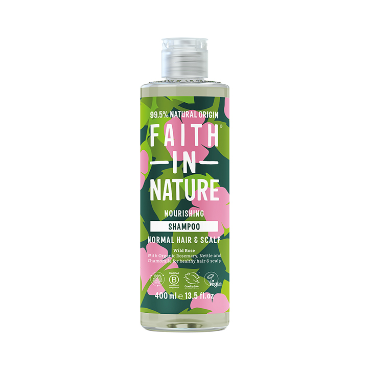 Faith In Nature Wild Rose Shampoo 400ml Natural Shampoo Holland&Barrett   