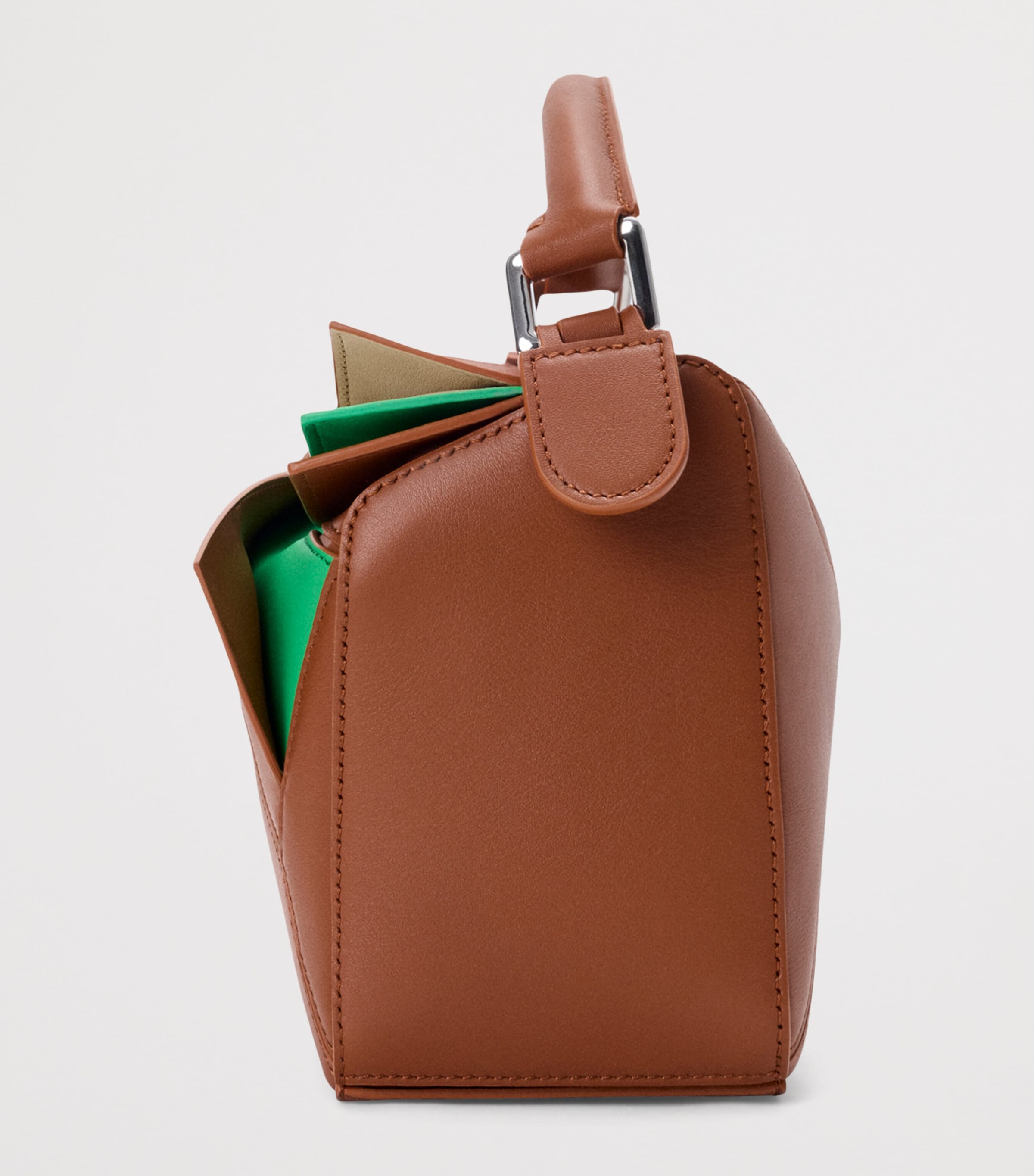 LOEWE layered leather Puzzle top-handle bag small size (British brand)