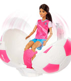 Barbie Roll & Reveal Fußballspieler-Puppe Set - Britisches Produkt