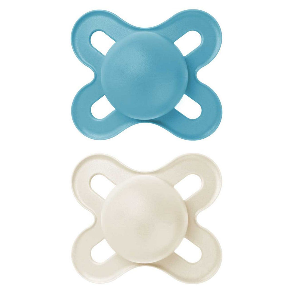 MAM Start 0-2 Months Soother 2 Pack - Plain Blue