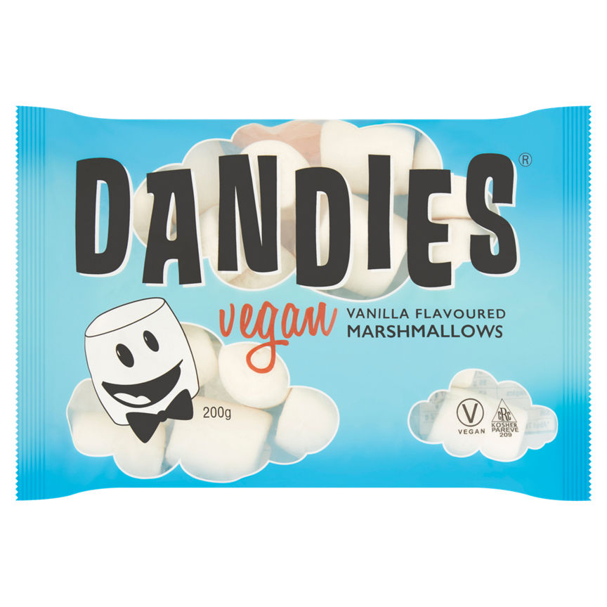 Dandies Vegan Vanilla Flavoured Marshmallows