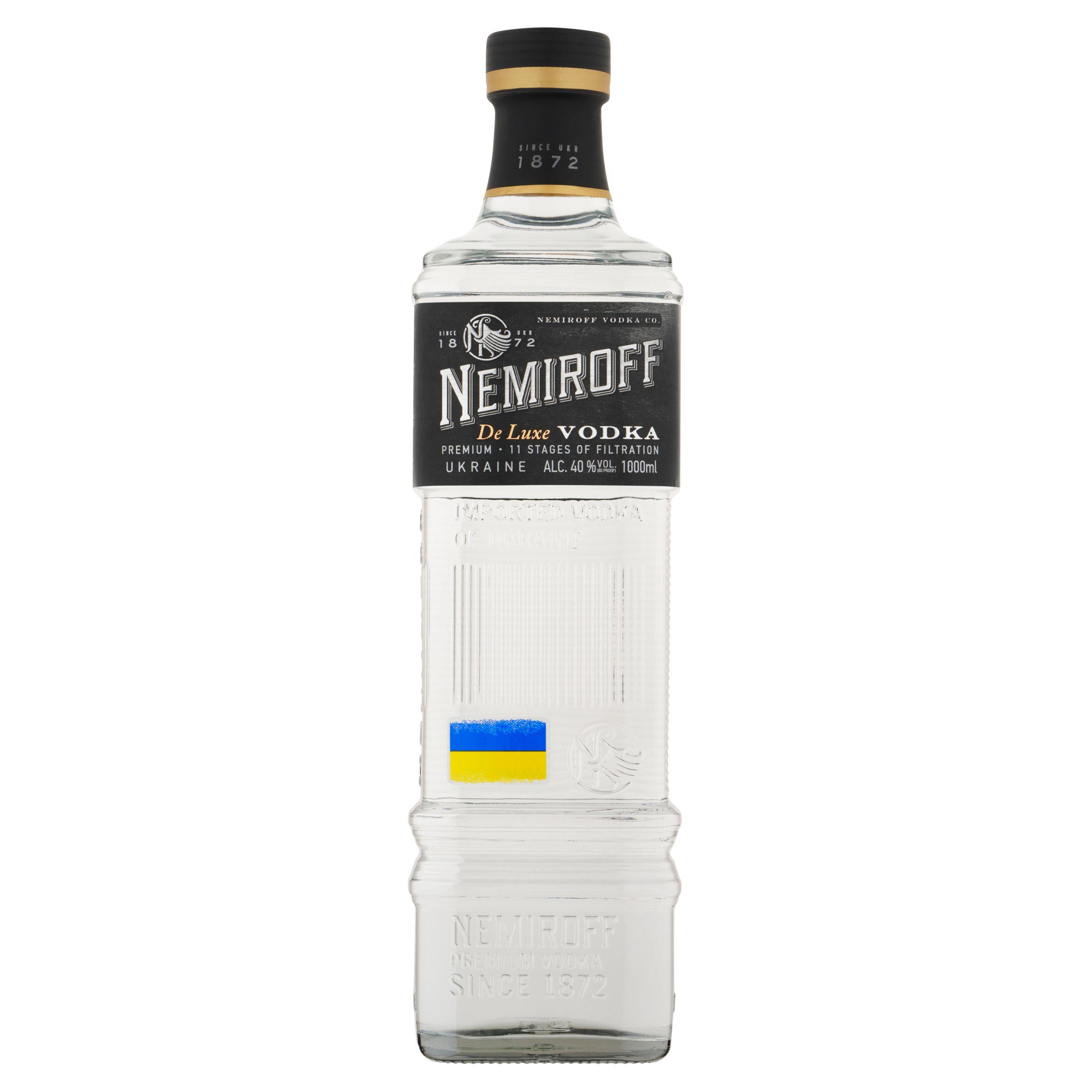 Nemiroff De Luxe Premium Vodka 100cl GOODS Sainsburys   