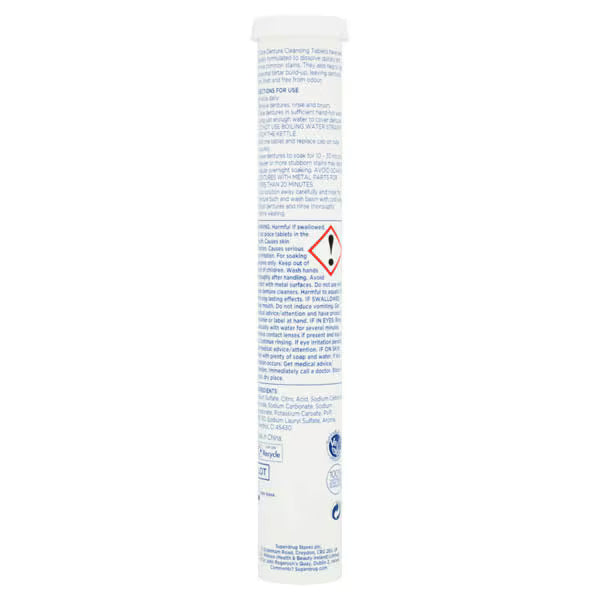 Superdrug ProCare Denture Tablets Mint 30 (British brand)