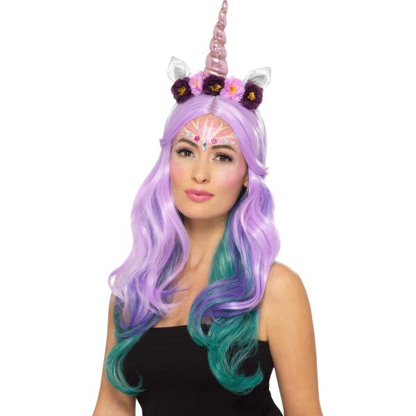 Smiffys Unicorn Cosmetic Kit aqua face paints, imported from the UK