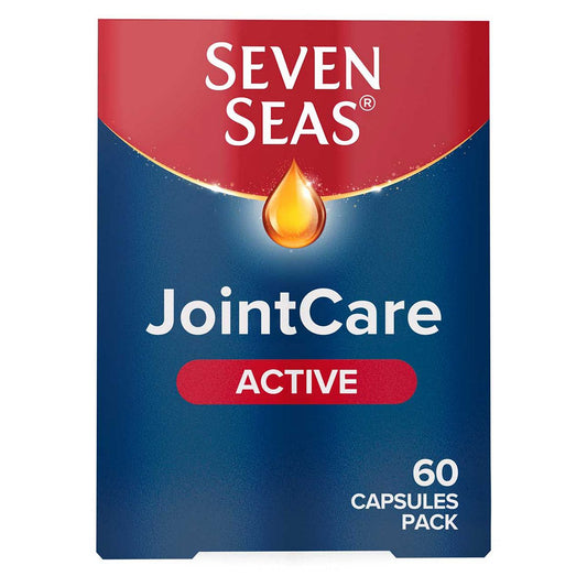 Seven Seas JointCare Active Glucosamine, Omega-3 & Chondroitin 60 Capsules bone & joint care Boots   