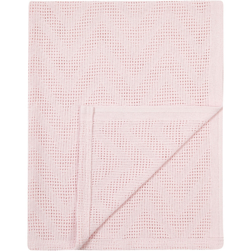 George Home Pink Chevron Cellular Shawl General Household ASDA   