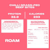 ROAM Jalapeno Chilli beef bites 6x70g, imported from the UK