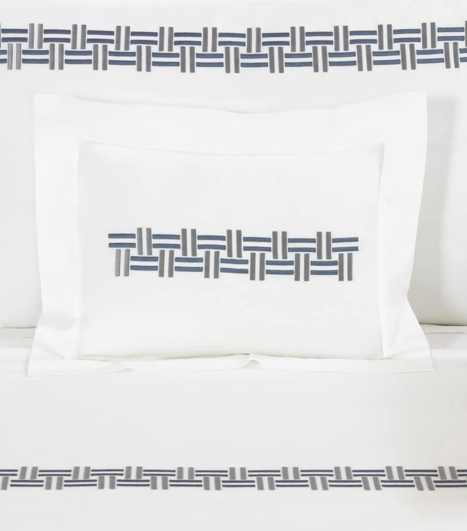 Frette boudoir pillowcase Basket Weave 30x40cm (British brand)