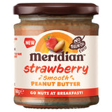 Meridian Strawberry Smooth Peanut Butter 160g GOODS ASDA   