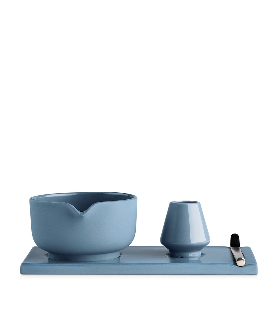 Ensemble Matcha FELLOW, bol en céramique, fouet en bambou, version UK