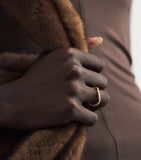 Sophie Bille Brahe Courant Sky ring yellow gold diamond, imported from the UK