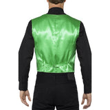 Smiffys green sequin waistcoat costume accessory (British brand)