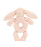Jellycat Bashful Bunny Ring Rattle, UK version