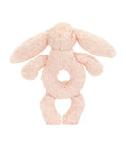 Jellycat Bashful Bunny Ring Rattle, UK version