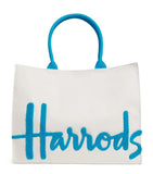 Harrods Large Cotton Logo Tote Bag