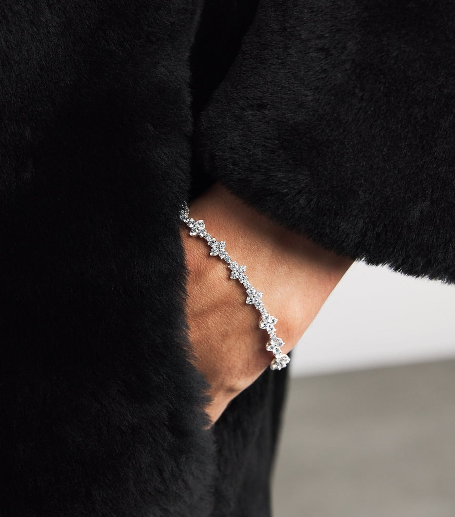 Anita Ko white gold diamond Vivi tennis bracelet (British brand)