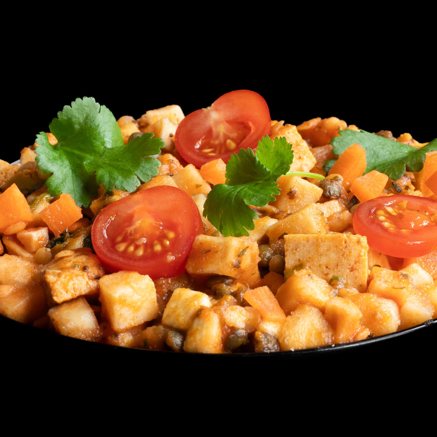No Bloat lentil tofu vegetable hash 4-pack, UK version