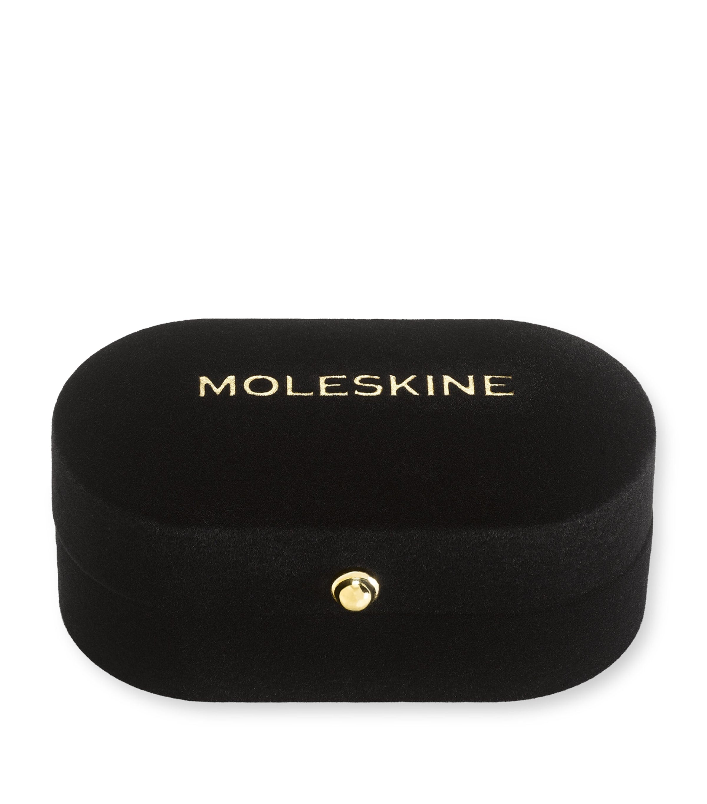 Moleskine gold-plated W notebook charm, imported from the UK