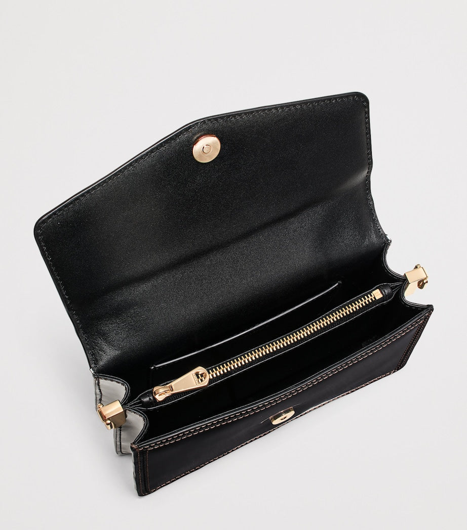 Aspinal of London Eliza clutch bag in leather (British brand)
