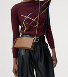LOEWE Leather Joya pouch with adjustable strap (British brand)