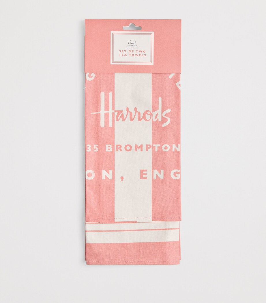 Harrods Bon Bon tea towel set of 2, UK version