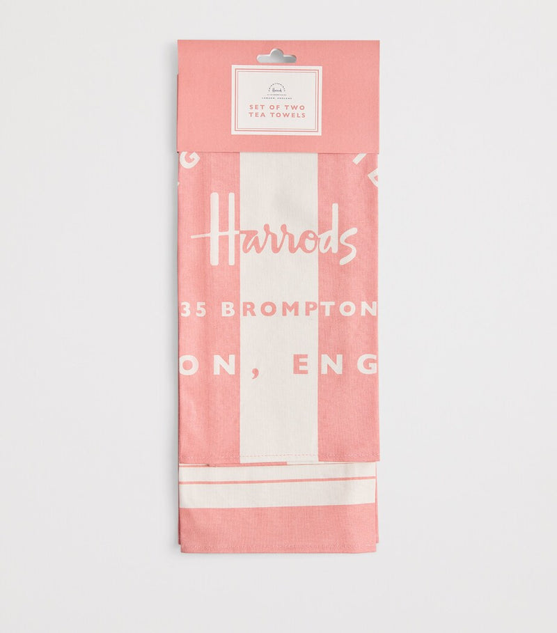Harrods Bon Bon tea towel set of 2, UK version